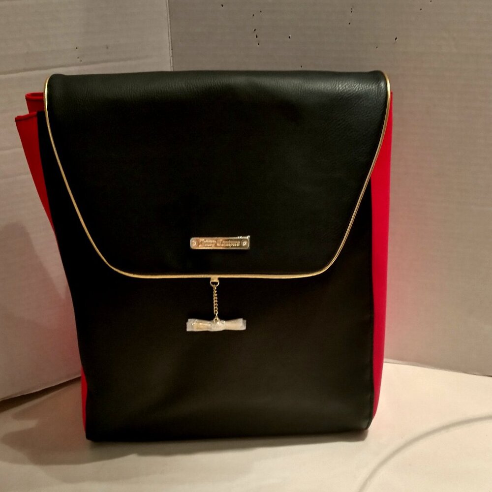 NEW JUICY COUTURE PINK/BLACK BACK PACK